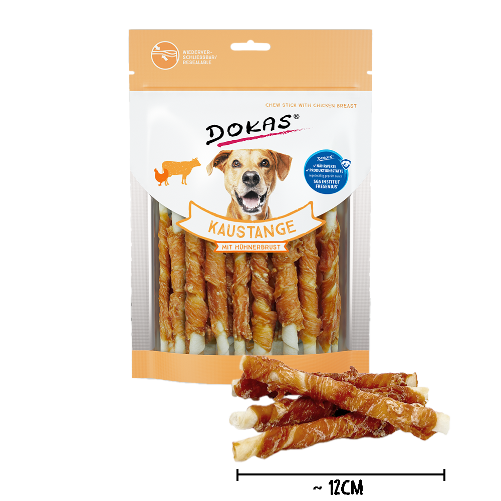 Kaustange mit Hühnerbrust 200 g - DOKAS