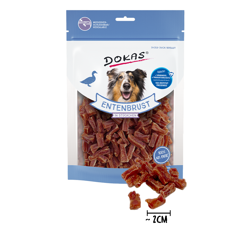 Duck breast in pieces 250 g - DOKAS