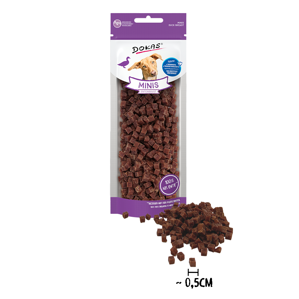 Minis mit Entenbrust, 70 g - DOKAS