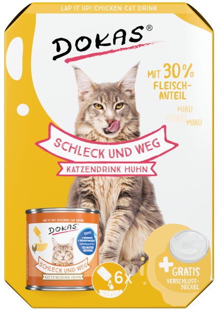 4251276206337-front Schleck und weg Katzendrink 6er Pack 600 g